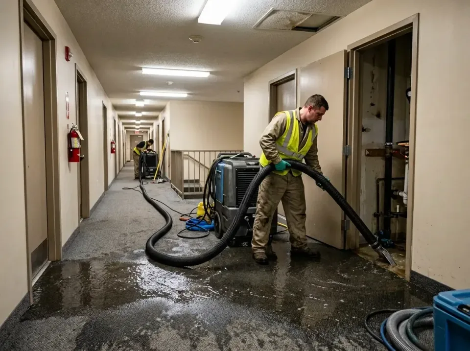 multi-unit-apartment-hallway-f-005 — frequently asked questions, Emergency Burst Pipe Water Extraction & Removal in Cordavil…